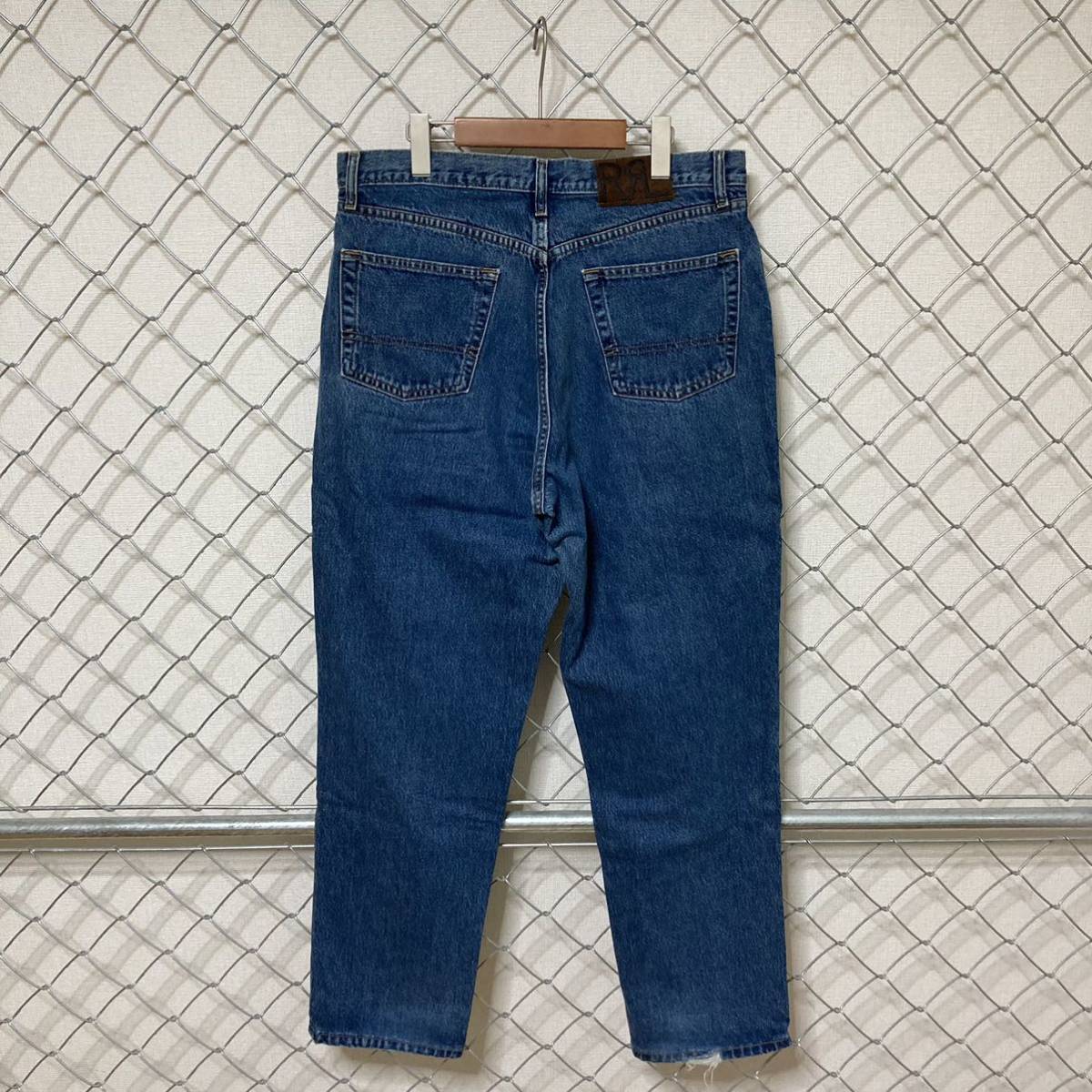 90's RRL ダブルアールエル DOUBLE RL 再生産前モデル USA製 デニムパンツ ジーンズ 35×32_画像4