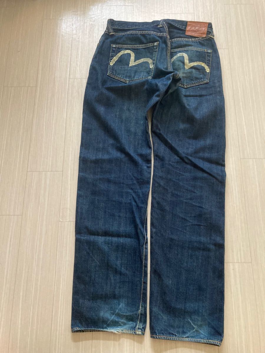 EVISU No 1 34×35 エヴィス サイズ注意 デニムパンツ エビス 赤 EVISU No 1 34×35 エヴィス サイズ注意 デニムパンツ エビス 赤