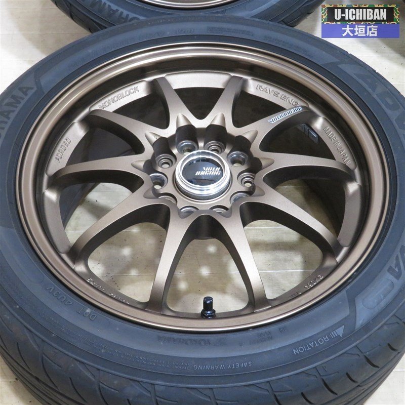 NC ロードスター 美品 レイズ RAYS VOLK CE28N 7-16+48 5H 114.3 ブロンズ 205/50R16 ヨコハマ アドバン フレバ V701 002 8_画像3