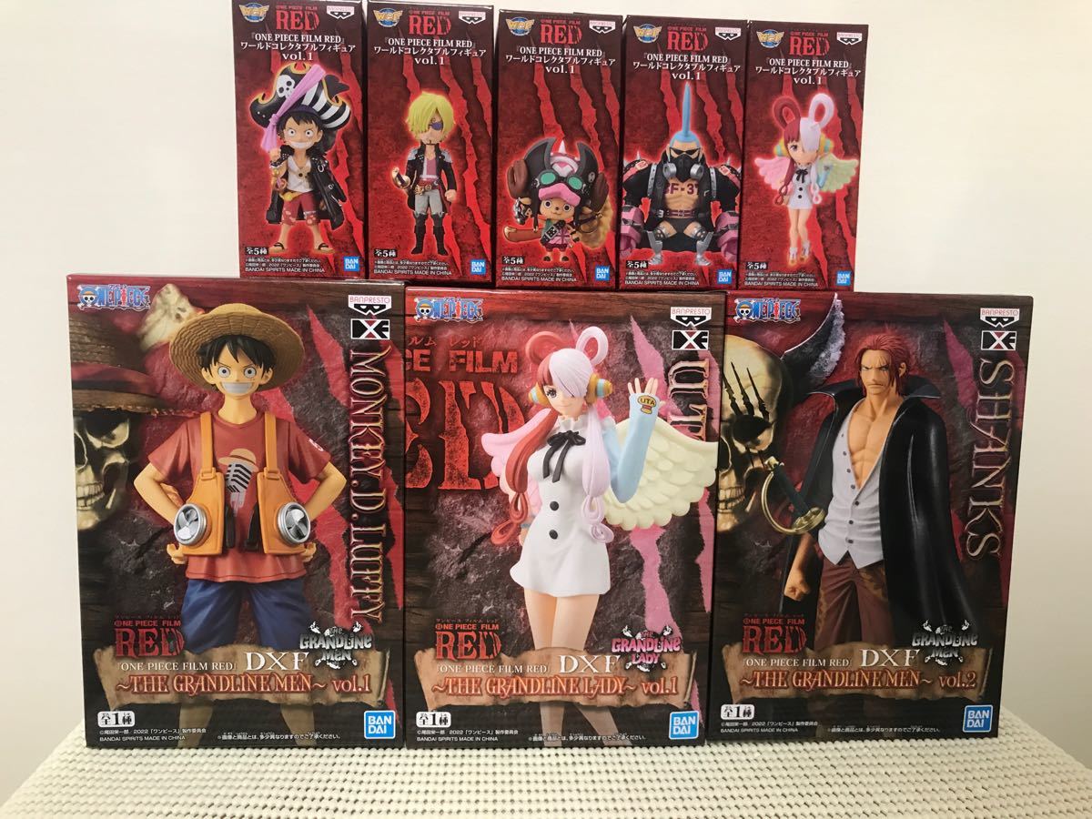 ONE PIECE FILM RED』フィギュアセットBワールドコレクタブル