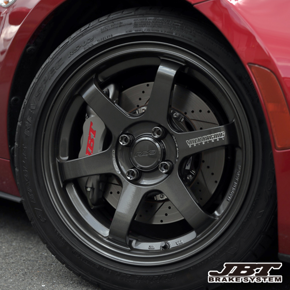JBT brake caliper 4POT(JB4P)+2 piece 302mm slit rotor :MAZDA: Mazda : Roadster ND5: all 11 color 