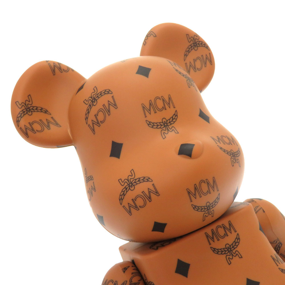 未使用 エム シー エム MCM × BE@RBRICK MEDICOM TOY ベアブリック プラスチック ブラウン クマ ベア 熊 茶 0138 MCM_画像4