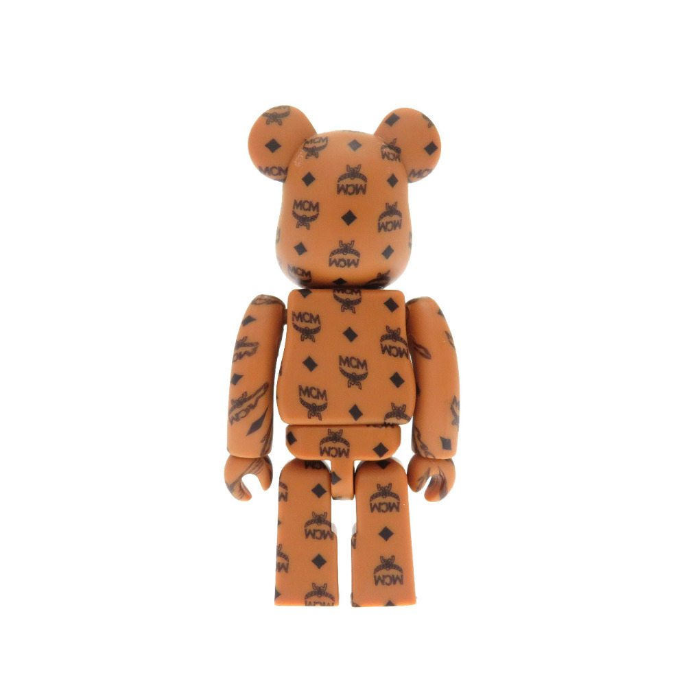 未使用 エム シー エム MCM × BE@RBRICK MEDICOM TOY ベアブリック プラスチック ブラウン クマ ベア 熊 茶 0138 MCM_画像6