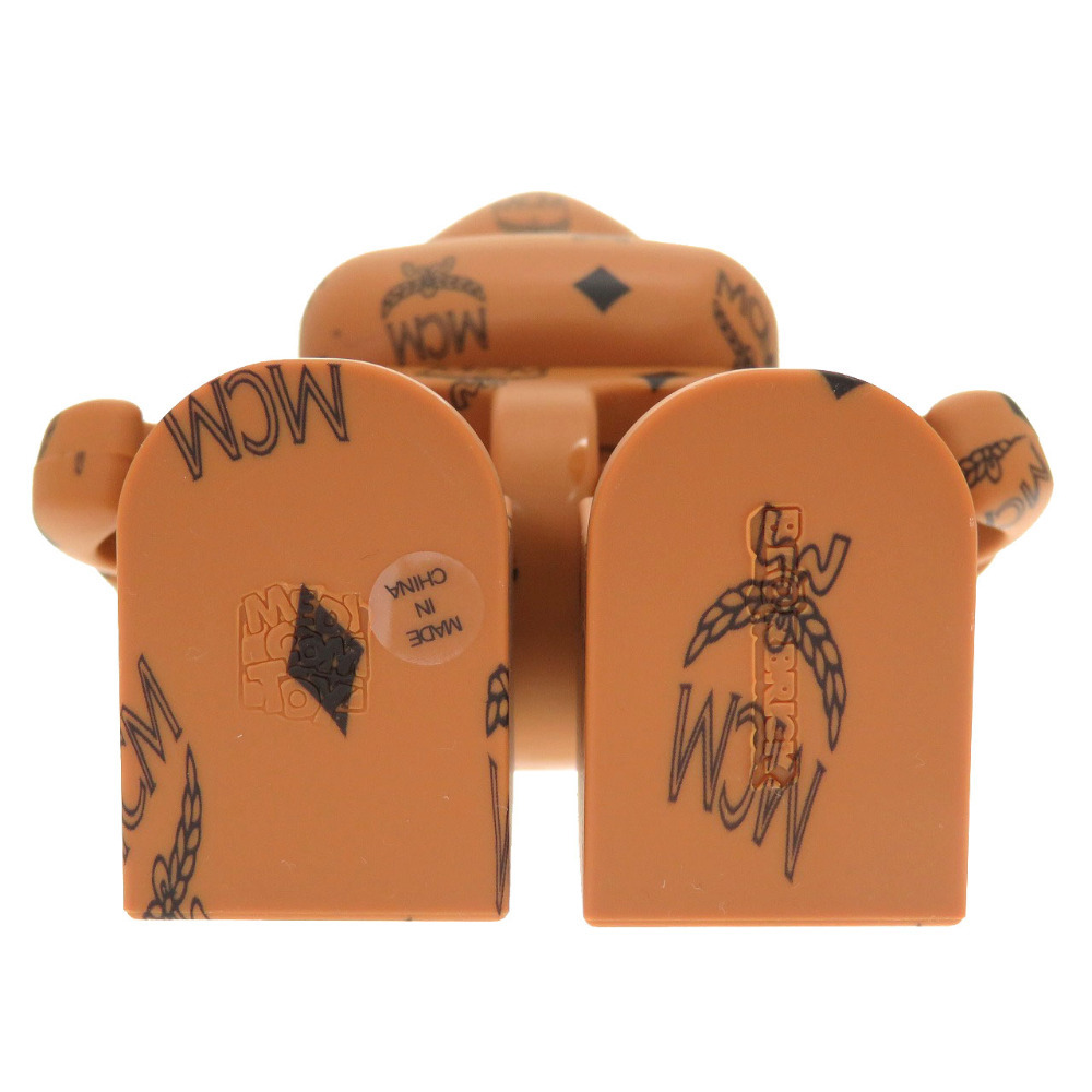 未使用 エム シー エム MCM × BE@RBRICK MEDICOM TOY ベアブリック プラスチック ブラウン クマ ベア 熊 茶 0138 MCM_画像3