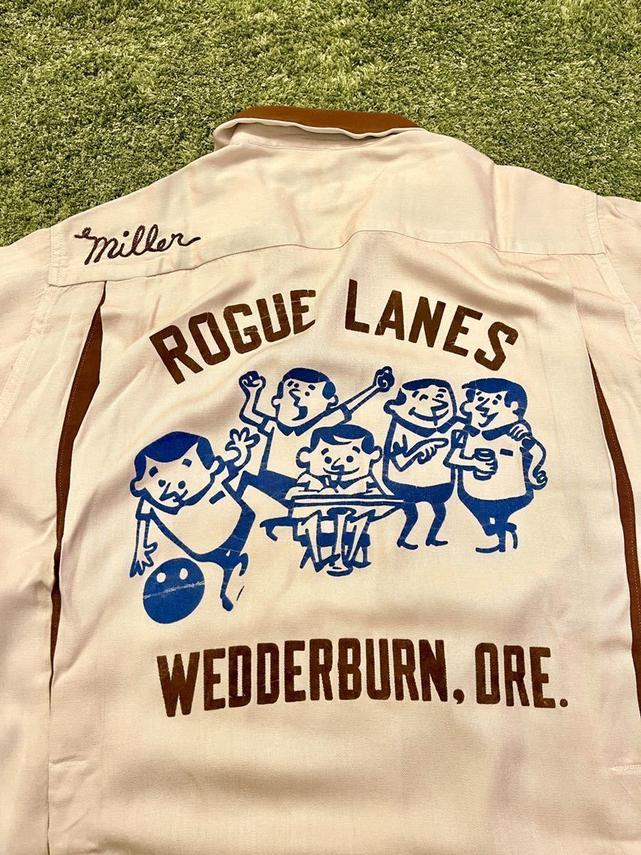 美品 60s King Louie ボーリングシャツ L イタリアンカラーチェーン