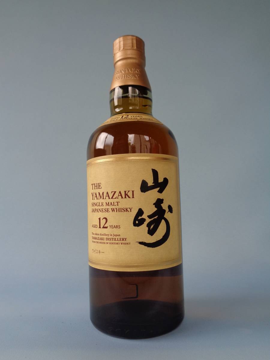 サントリーウイスキー シングルモルト 山崎 12年 700ml 新品未開封品