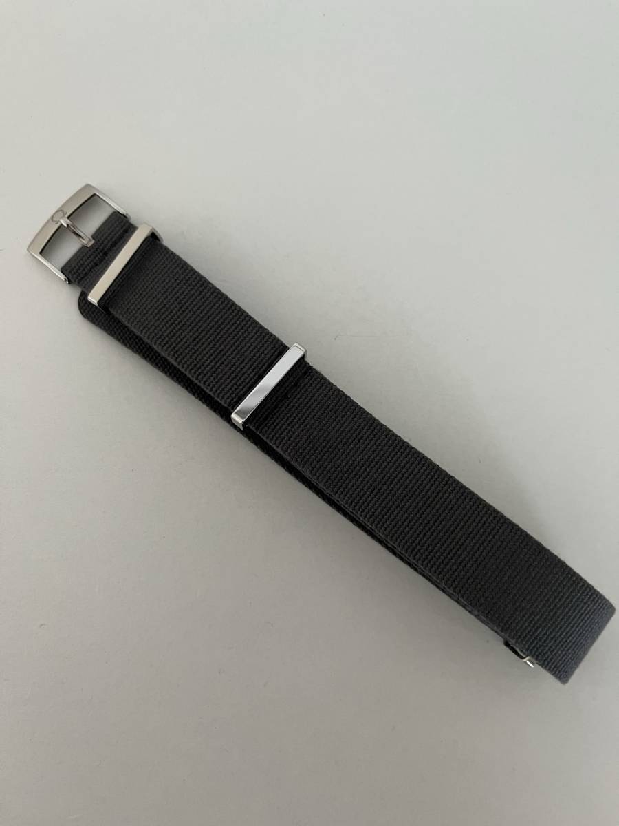 オメガ omega 純正 NATO ストラップ 19mm-20mm グレー espanol