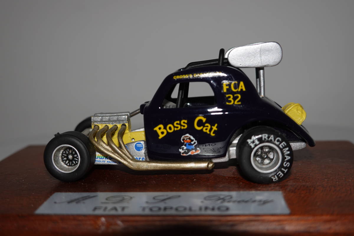 レアM.D.S. Racing 1/43フィアットホットロッドR57 FIAT TOPOLINO ALTERED HOT ROD_画像4