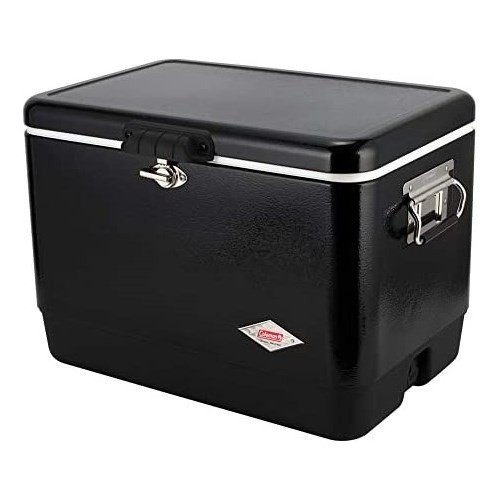 注目ショップ アウトドア 大容量51L 新品 スチールベルト 54QT