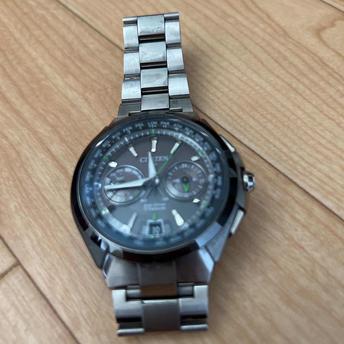 シチズン時計 CITIZEN WATCH ATTESA アテッサ CC1086-50E 衛星電波受信機能 エコ・ドライブ サテライト ウエーブ_画像2