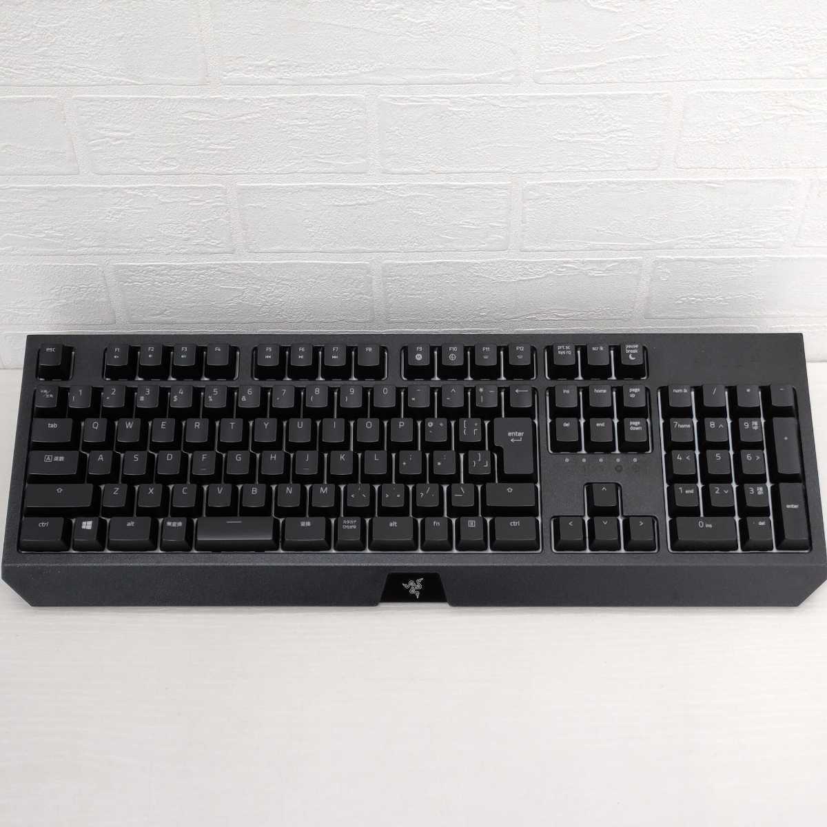 〈通電確認済〉 Razer ゲーミングキーボード BLACKWINDOW MECHANICAL レイザー 日本語配列 GAMING KEYBOARD キーボード RZ03-0286 SC_画像2