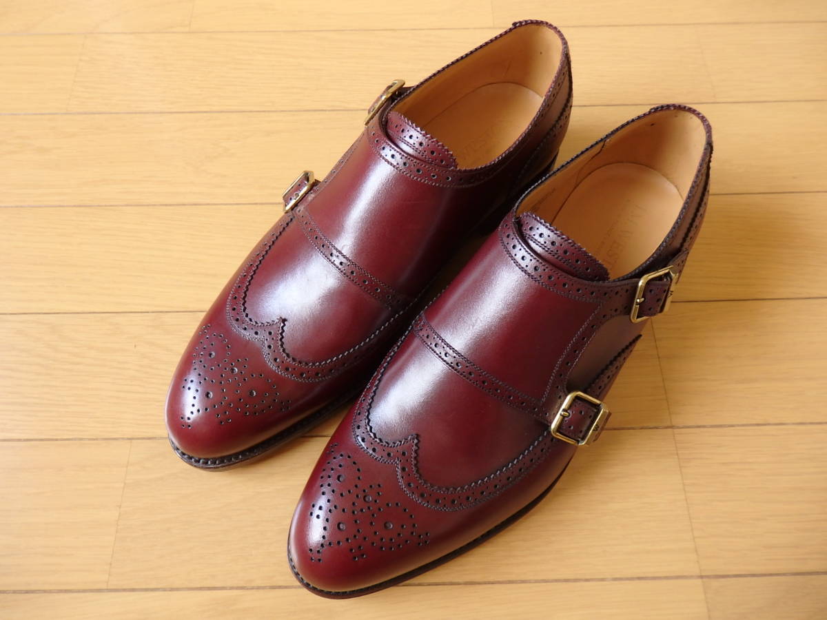 ☆新品! 最高級! J.M.ウエストン J.M.WESTON 334 ダブルモンク 8D