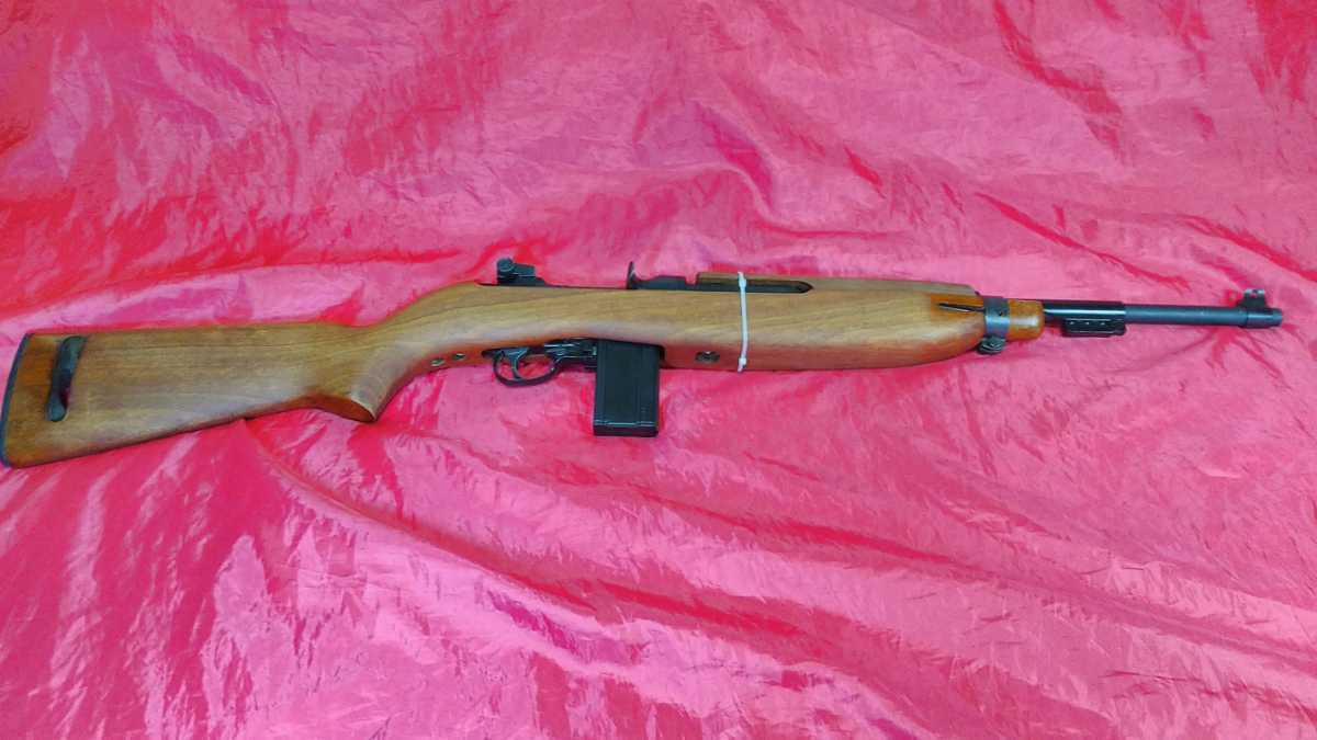 これに ヤフオク! - マルシン US M1カービン ガスオペレーション 木