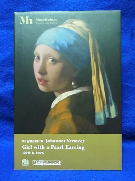 BE@RBRICK Johannes Vermeer「Girl with a Pearl Earring」 100％ & 400％/フェルメール ベアブリック フィギュア