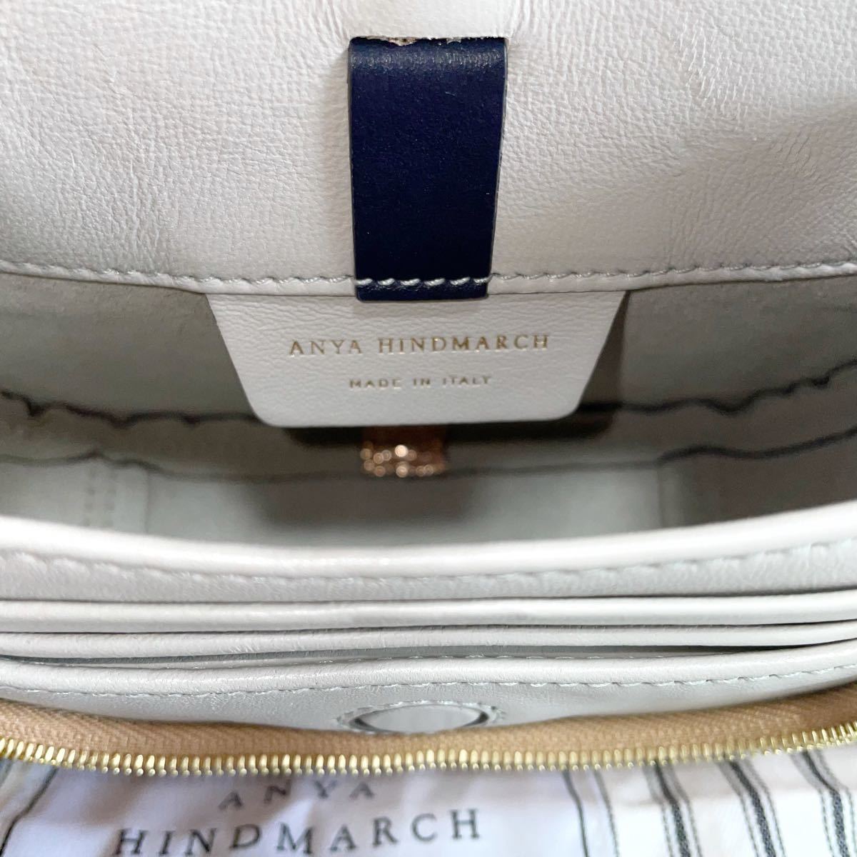 極美品 Anya Hindmarch vere mini chain radius ショルダーバッグ