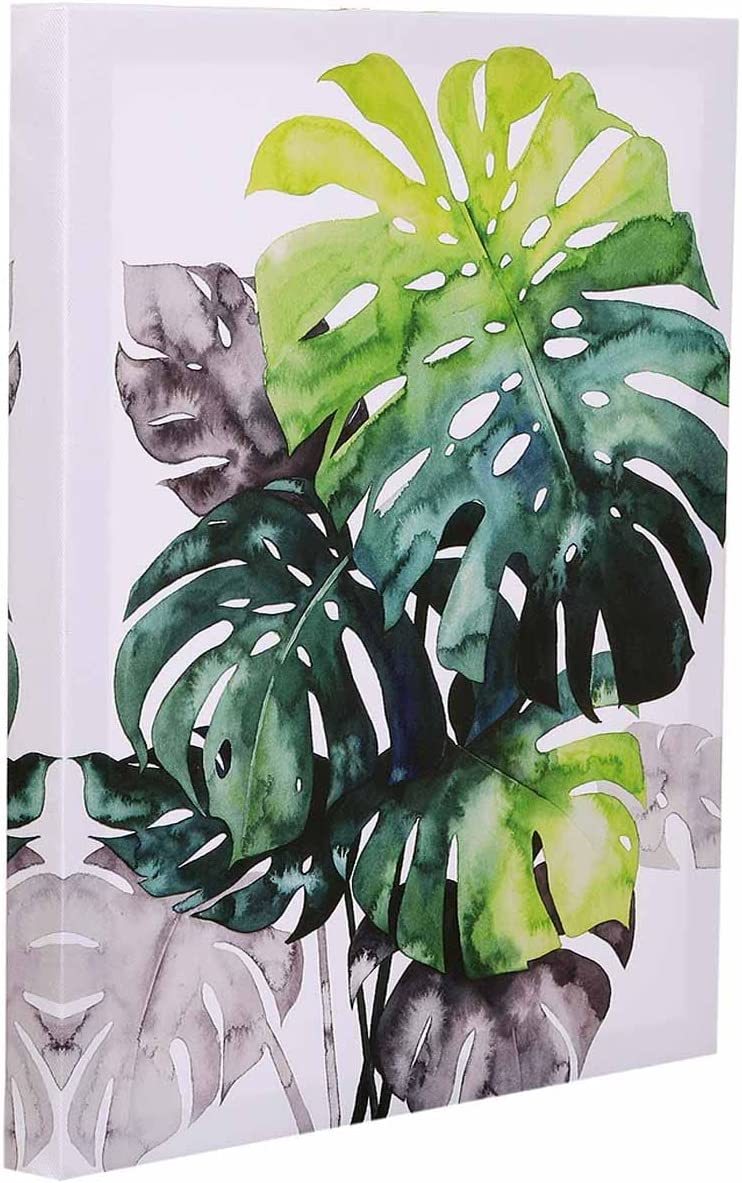 大きいサイズ 新品 現代アート キャンバス画 アートパネル キャンバス 絵画 木枠 インテリア 壁掛け 絵 観葉植物 70x50cm