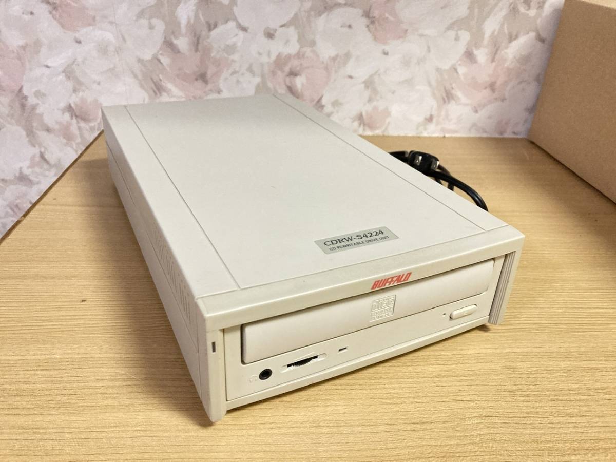 動作OK SCSI CDドライブ BUFFALO CDRW-S4224 PC-98 Macintosh DOS/V対応 CD-RW_画像1