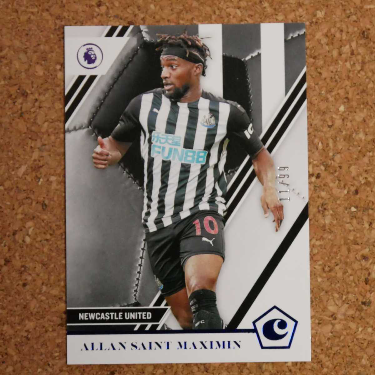 panini Chronicles soccer Allan Saint-Maximin 99シリ パニーニクロニクルズサッカー アラン・サン＝マクシマン ニューカッスル_画像1