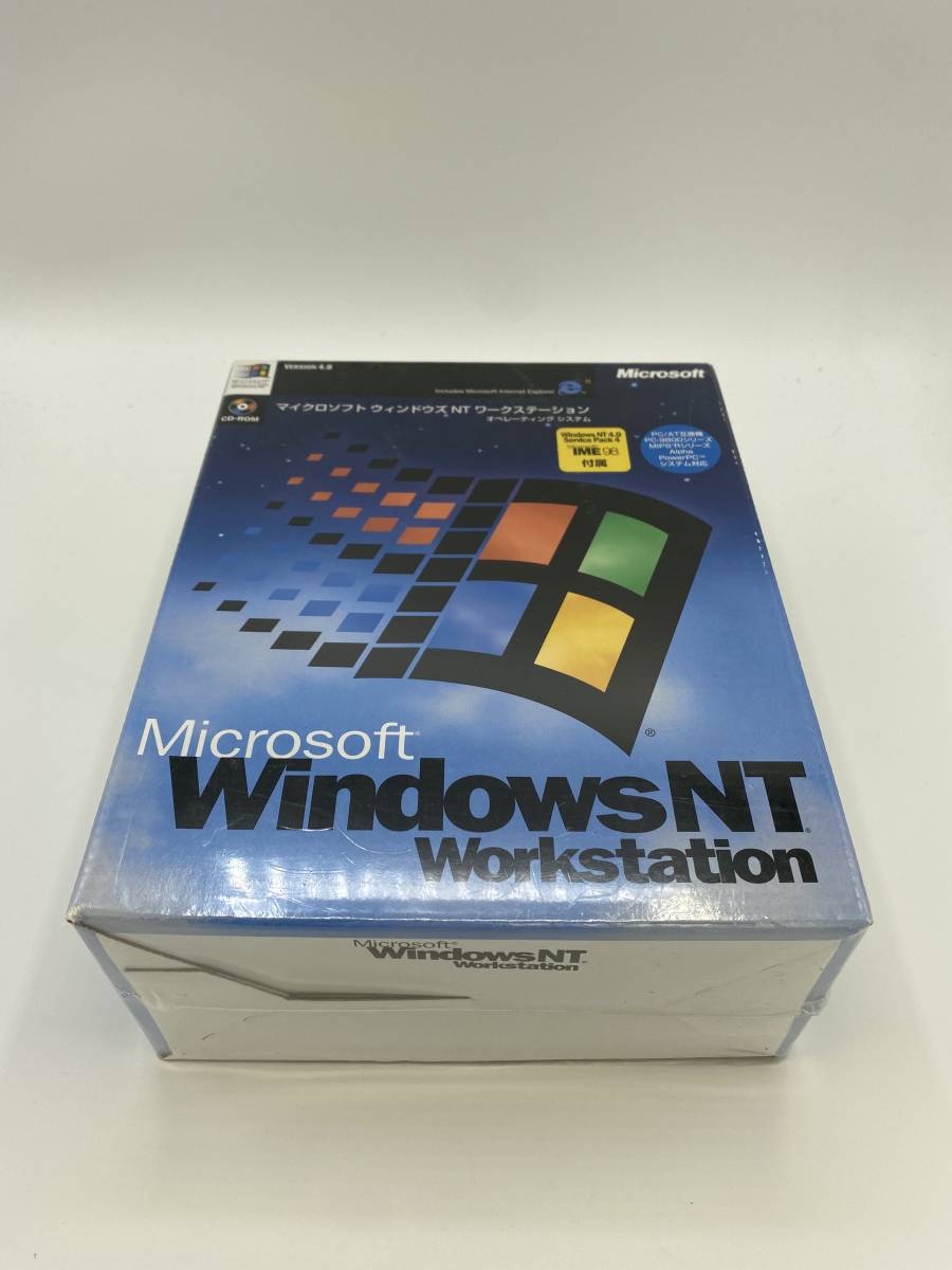新品未開封品 【送料無料】 Microsoft Windows NT 4.0 Workstation 製品版　PC/AT互換機、PC9800シリーズ対応