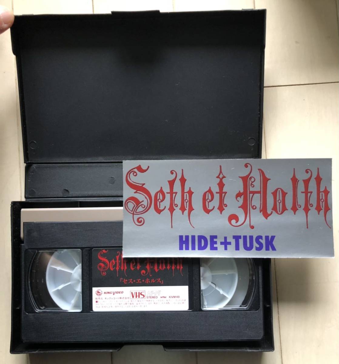 VHSビデオHIDE & TUSK / Seth et Holth（セス・エ・ホルス）X Japan