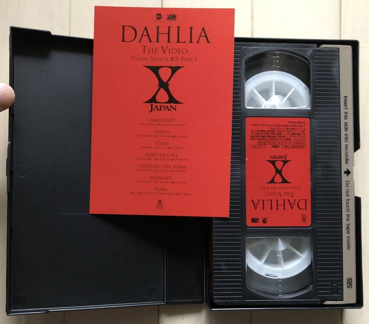 VHSビデオ X Japan / VISUAL SHOCK PART I,II - DHARIA THE VIDEO 2本セット_画像3