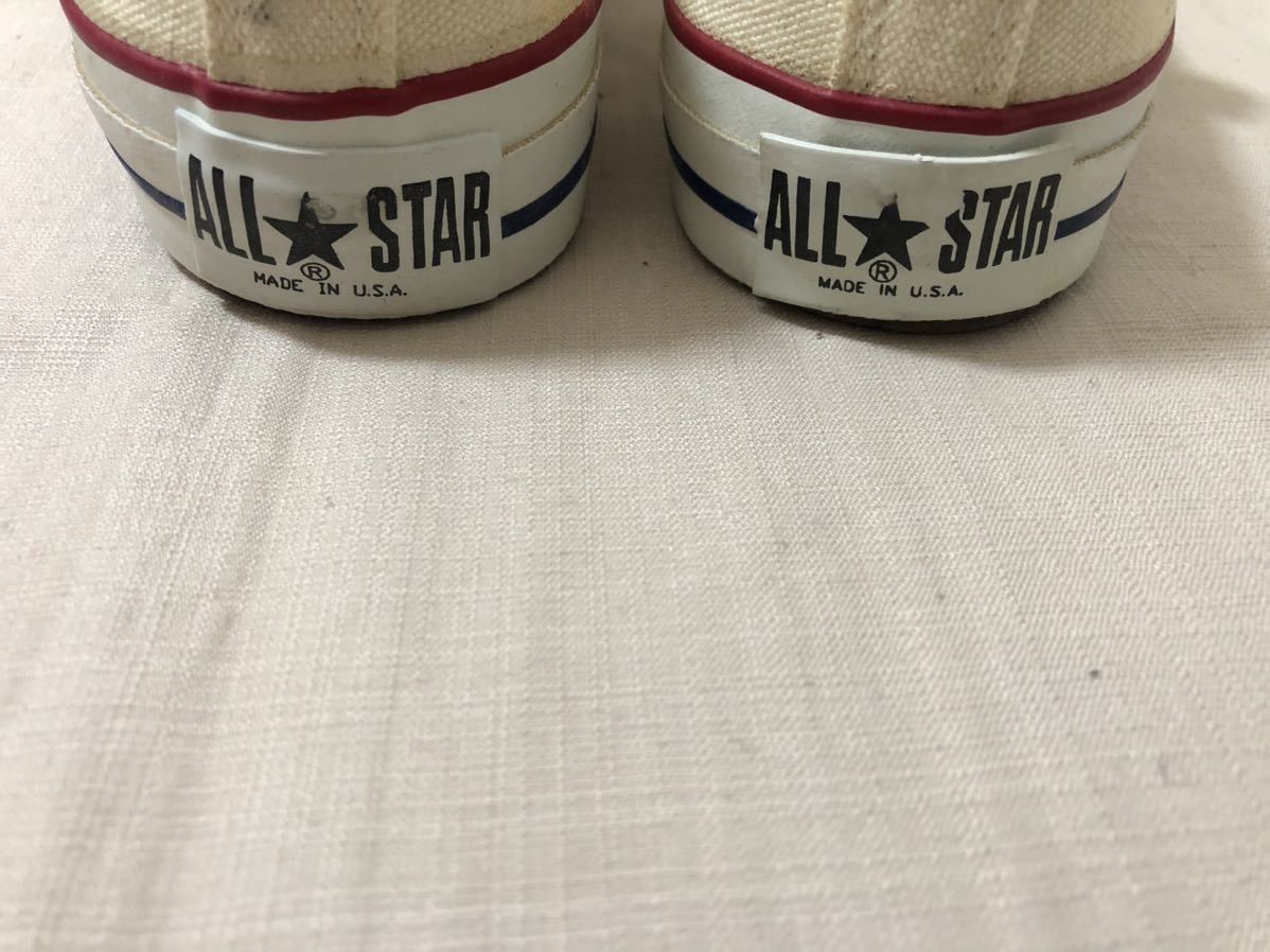 90s USA製 デッドストック 箱付 8 CONVERSE ALLSTAR ヴィンテージ コンバース オールスター / 70s 80s チャックテイラー ジャックパーセル_画像7