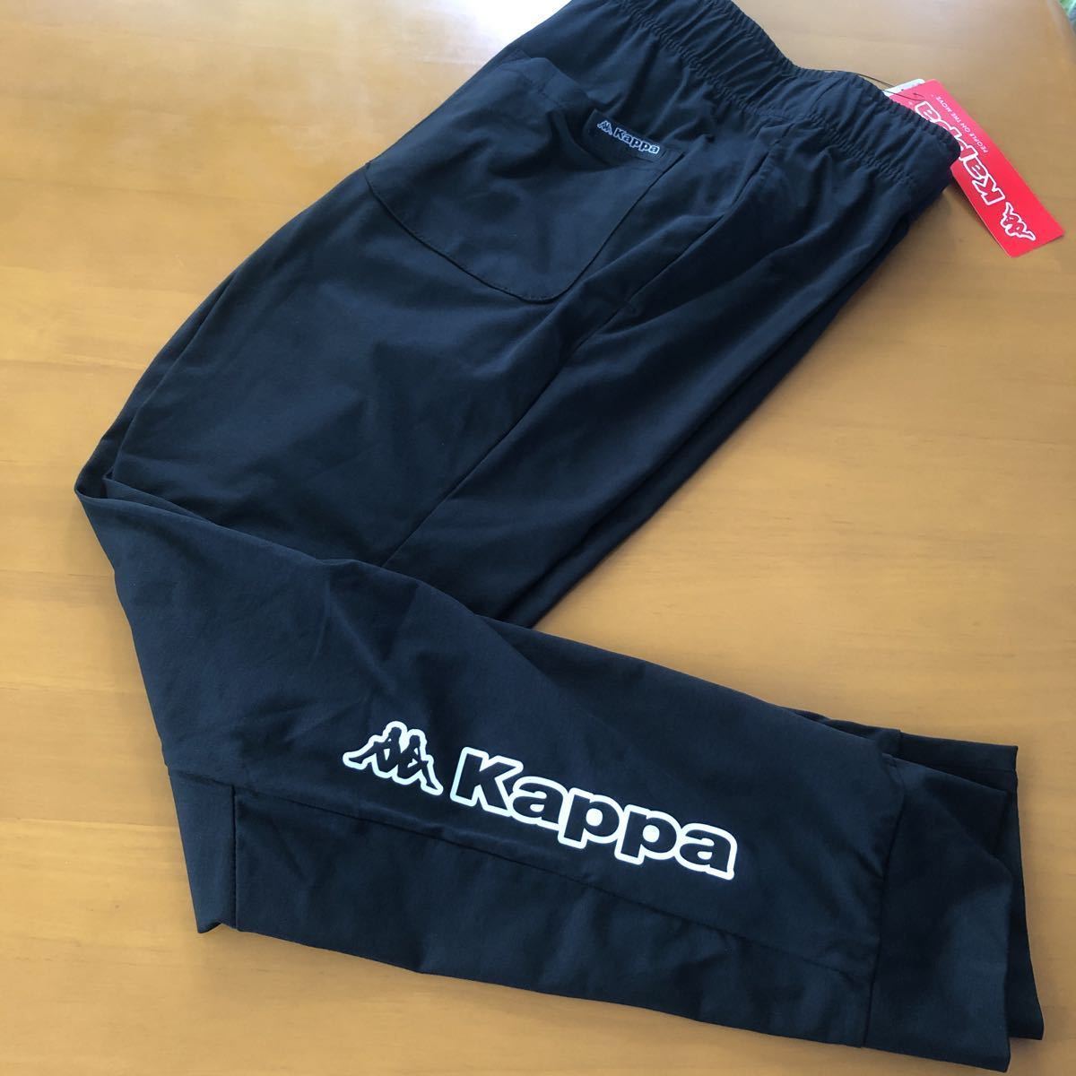 新品　Kappa / カッパ　ストレッチパンツ　ＬＬブラック_画像1