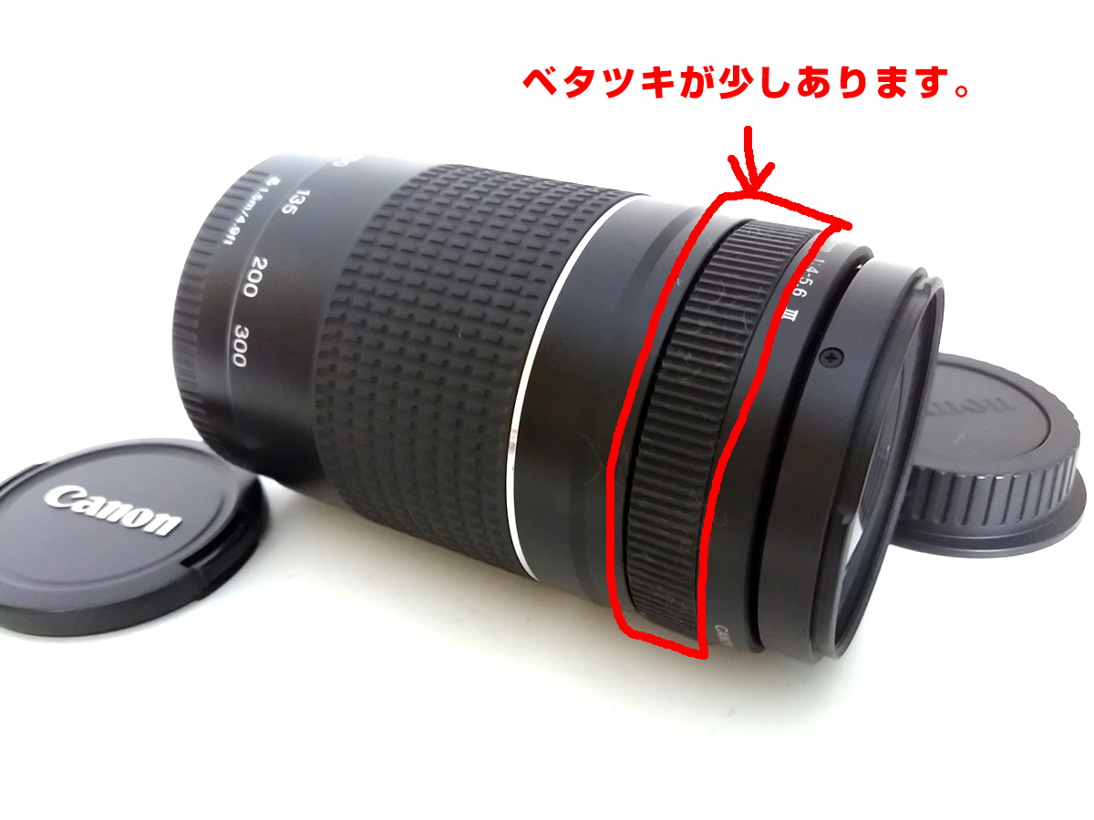 【 AF 動作品 】キャノン 望遠 オートフォーカス レンズ CANON ZOOM LENS EF 75-300mm F4-5.6 III Telephoto Auto Focus_画像4