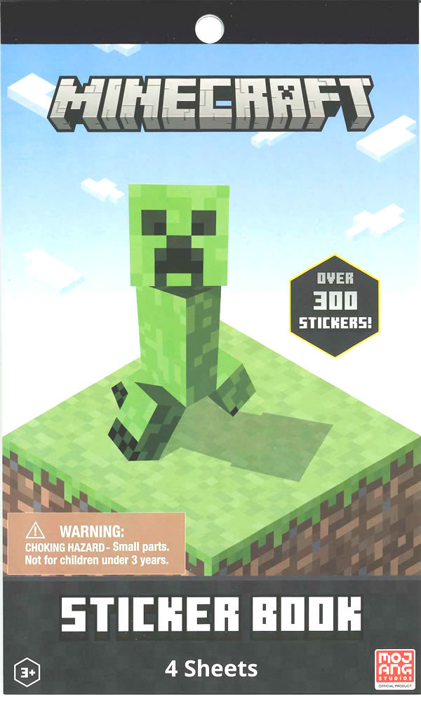 Minecraft (マインクラフト) 4 Sheet　シール ステッカー 4シート 300枚_画像1