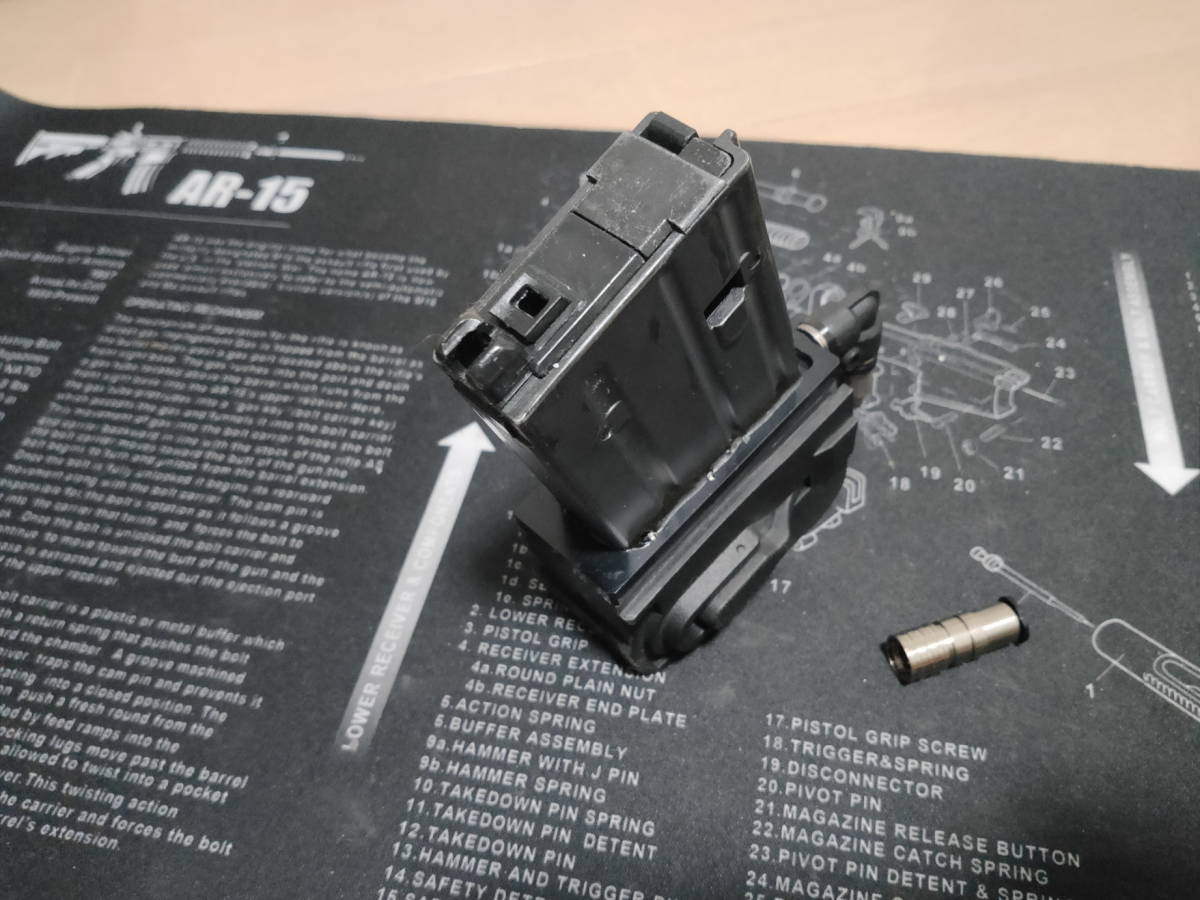 動画有】マルイ製 ガスブローバックライフル用 外部ソースアダプター