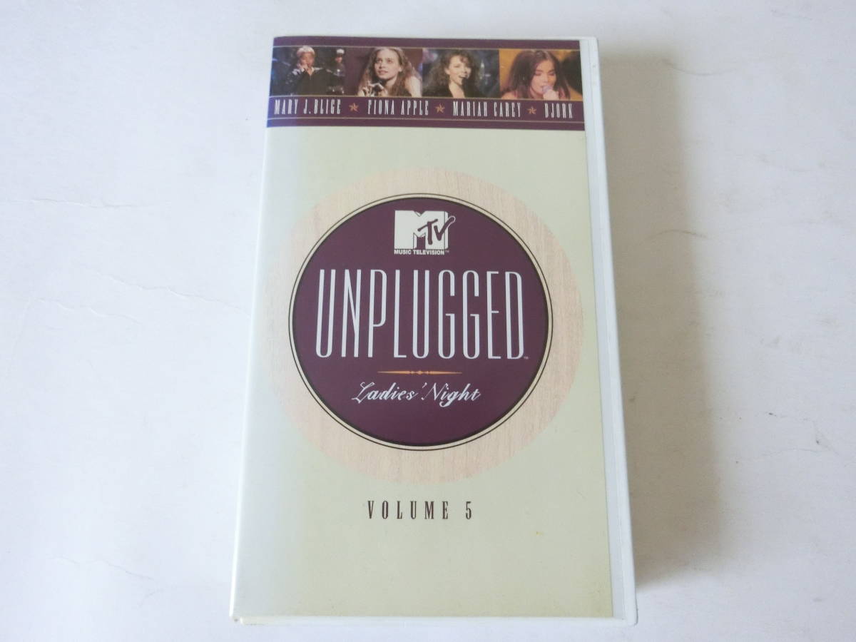 MTV Unplugged Ladies' Night Volume 5 VHSビデオ トーリ・エイモス ビューク マライア・キャリー _画像1