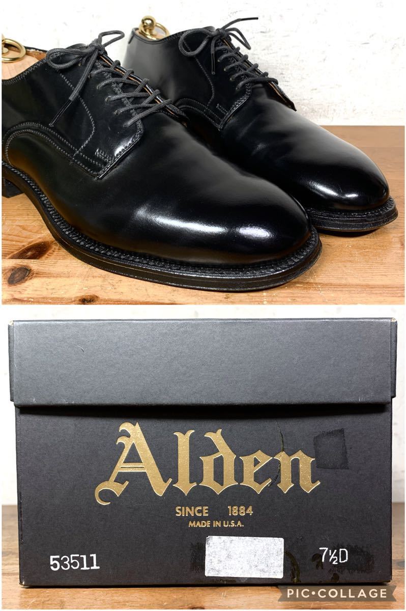 USA製 Alden/オールデン 53511 コードバン プレーントゥ USA製 Alden/オールデン 53511 コードバン プレーントゥ