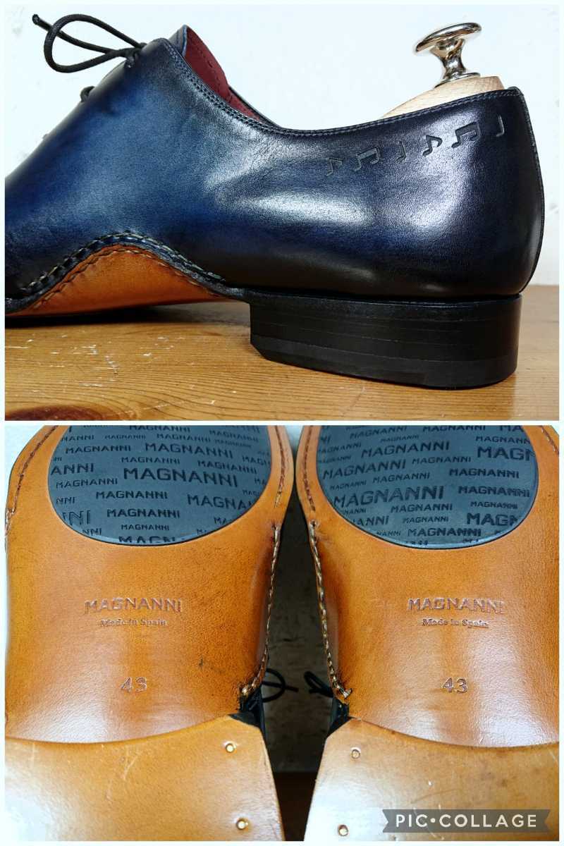 SPAIN製 MAGNANNI/マグナーニ オパンケ製法 音符柄 ホールカット SPAIN製 MAGNANNI/マグナーニ オパンケ製法 音符柄 ホールカット