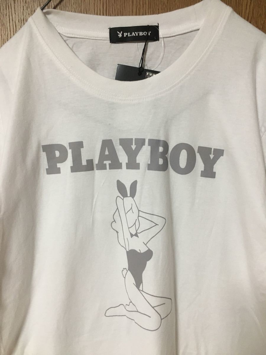 PLAYBOY   Tシャツ　L 