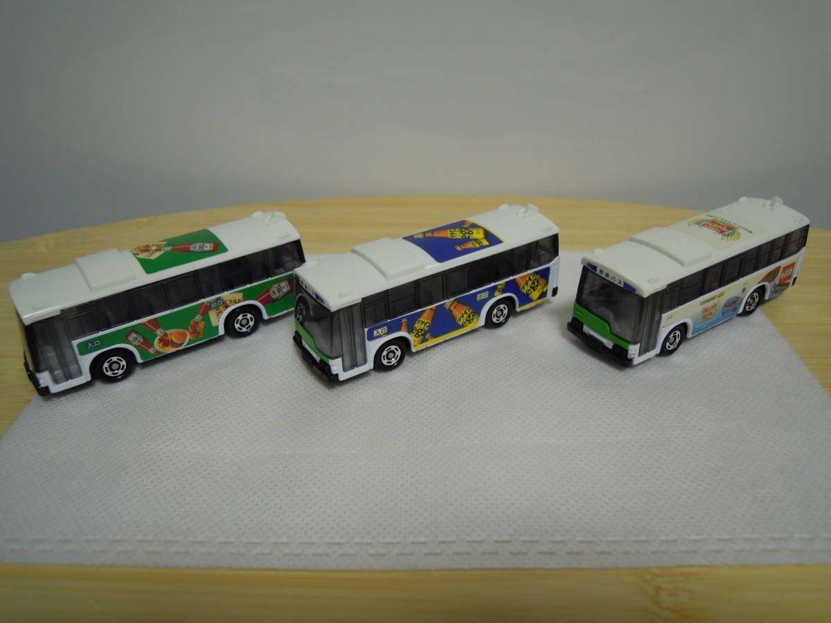 トミカ ラッピング バス セット TOMICA トミー TOMY 都営バス 三菱ふそう MITSUBISHI FUSO BUSの画像9