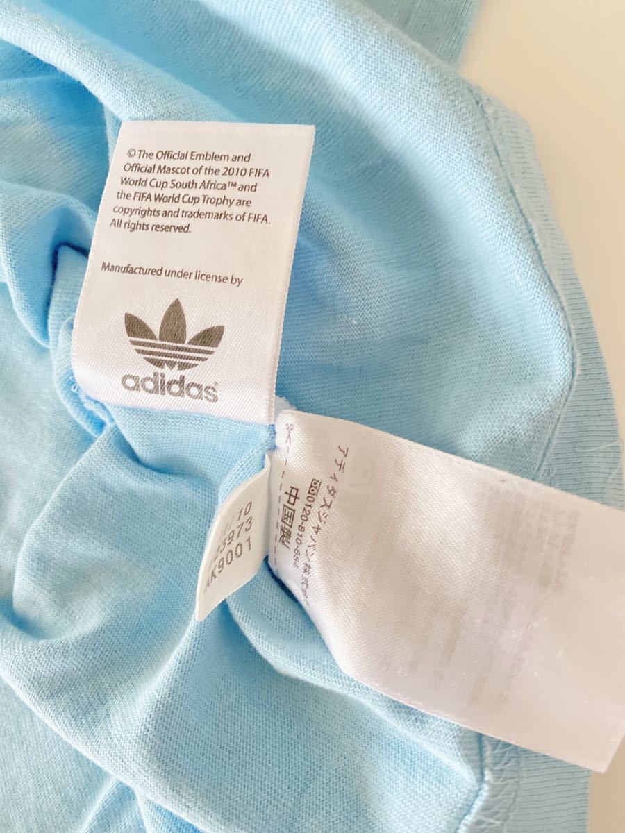 adidas アディダス アルゼンチン サッカー 代表 半袖 Tシャツ メンズ S レトロ ヴィンテージ アルゼンチン代表 ワールドカップ W杯 FIFA_画像9