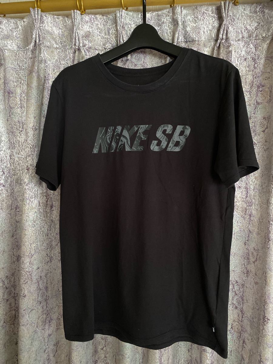 NIKE ナイキ 半袖Tシャツ Tシャツ ロゴTシャツ ナイキsb NIKEsb スケボー メンズ S 黒 ブラック シャツ Tシャツ 半袖_画像1