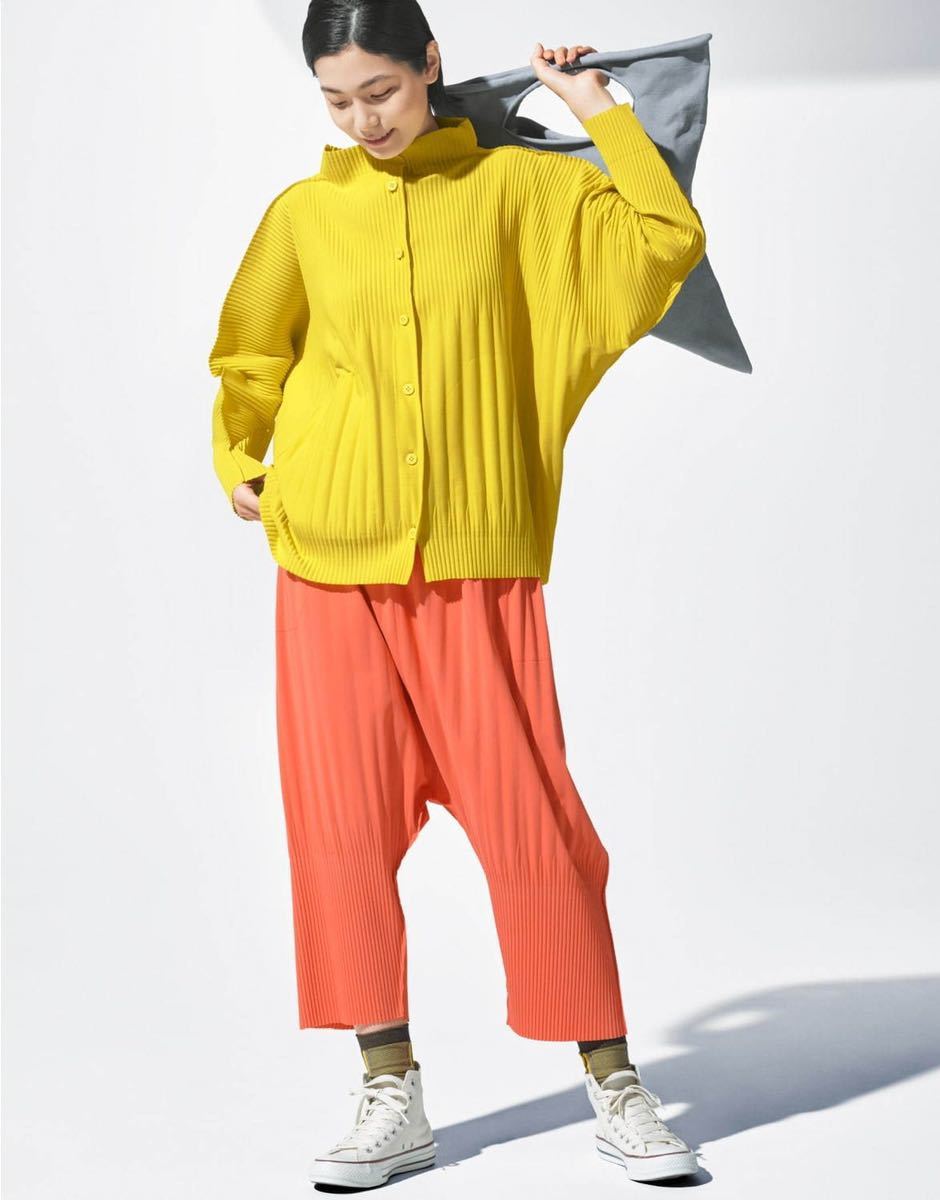 me issey miyake ワイドクロップドパンツ ミー イッセイミヤケ ☆新春