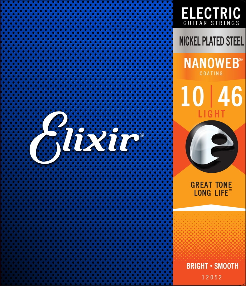 Elixir Elixir электрогитара струна NANOWEB Light.010-.046 #12052