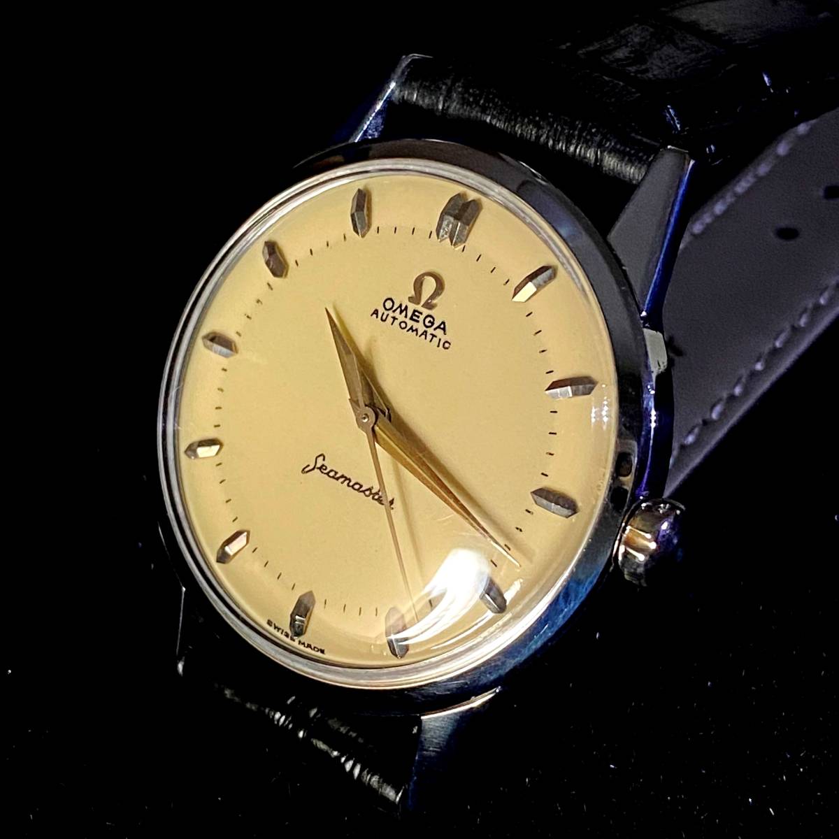 OH済み! オメガ シーマスター Cal.501 OMEGA SEAMASTER 自動巻き 1957