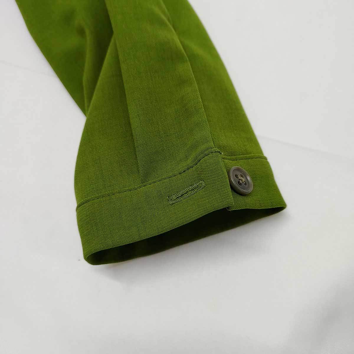 【中古】Marmot 四角友里コラボ W's Yama Shirt ウィヤマシャツ TOWRJB77YY グリーン系 Sサイズ トップス マーモット レディース_画像3