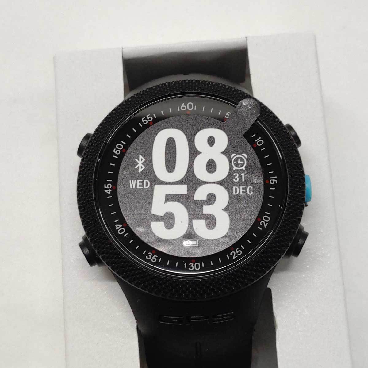 【中古】GORIX GPS スマートウォッチ GORIMIN245 ブラック ゴリックス 心拍機能付き 時計 スポーツ GPS追跡 ランニング サイクリング