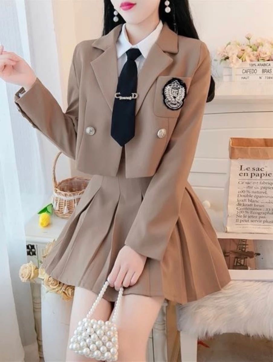 新品未使用 韓国制服 制服 ジャケット セットアップ