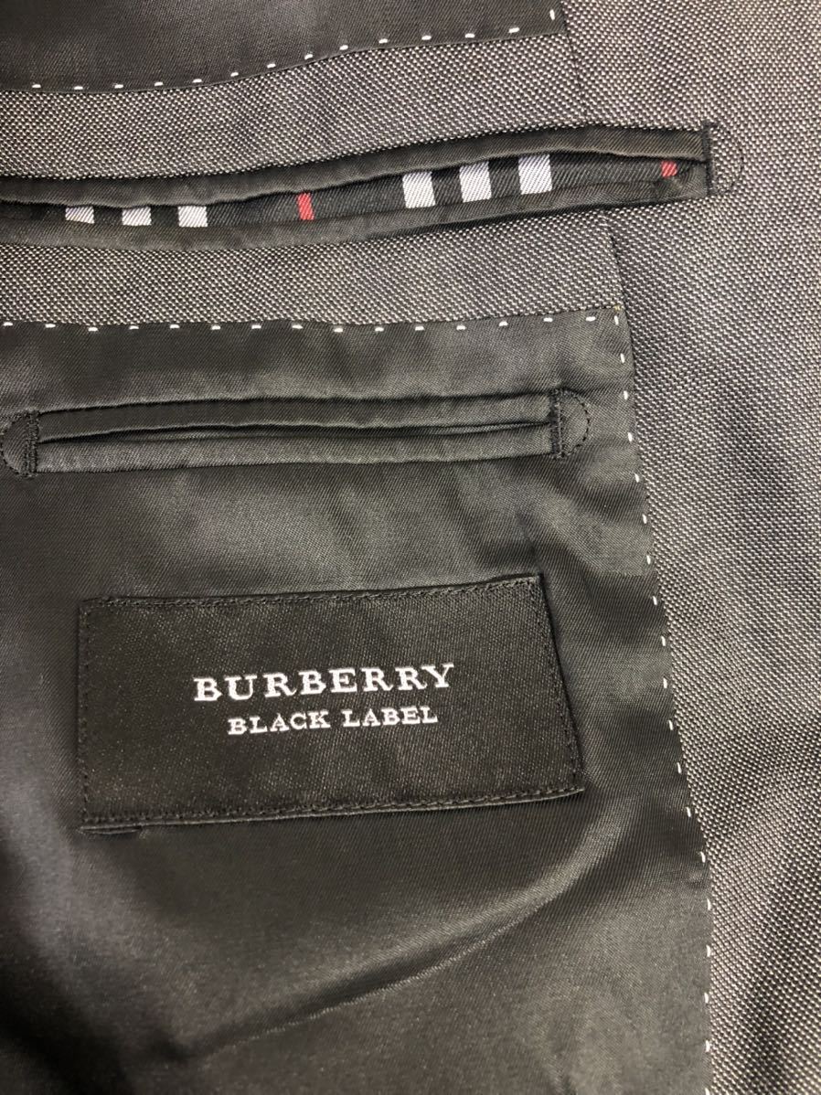 BURBERRY BLACK LABEL バーバリーブラックレーベル　メンズ　グレー　スーツ　セットアップ　上下　175表記_画像3