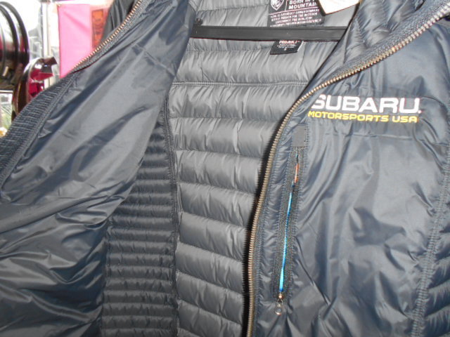 2019 SUBARU MOTARSPORTS USA オフィシャルチーム　Down Jacket (サイズL）*送料別途_画像5