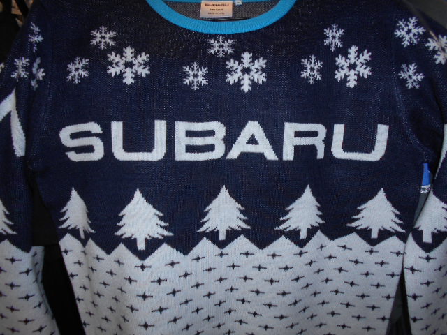 2020 SUBARU USA festival knitted sweater ( size XL)* postage extra .* regular goods 