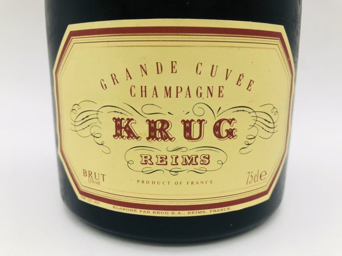 未開栓】 KRUG クリュッグ グランド・キュヴェ ブリュット 750ml 12