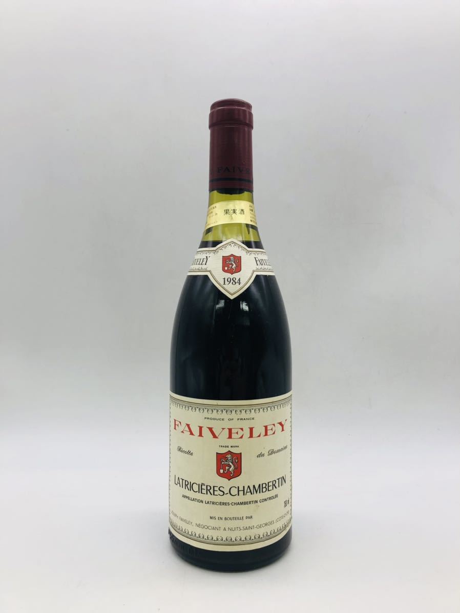 2625円 セール特別価格 2625円 当店だけの限定モデル Faiveley フェヴレ Latricieres Chambertin 1984 ワイン 750ml 13%