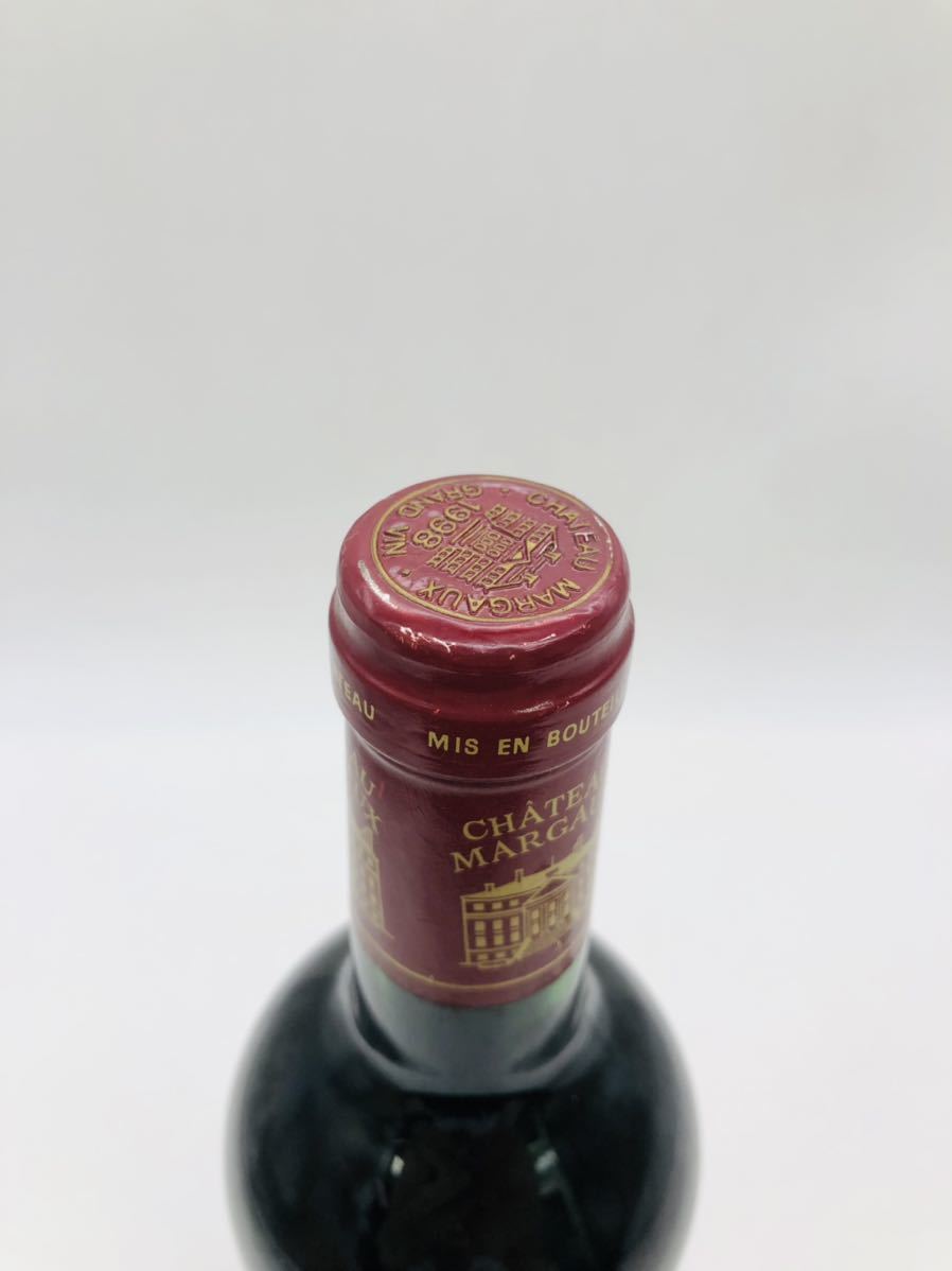 【未開栓】CHATEAU MARGAUX シャトー・マルゴー 1998 750ml 14%未満 ボルドー マルゴー 果実酒※ラベル汚れて WI0239_画像5