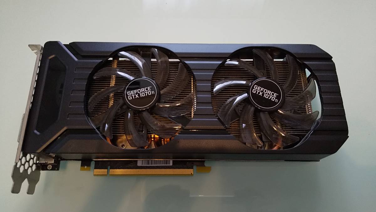 PALIT GeForce GTX 1070 Ti 8GB GDDR5 DUAL グラフィックカード グラボ 激安日本 中古品 グラボ Ti 1070 GTX GeForce® Palit PCパーツ